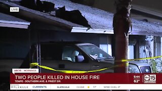 Two dead after fire at Tempe home