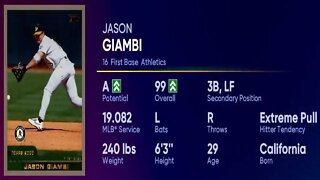 How To Create Jason Giambi MLB The Show 22