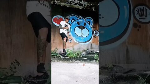 BLUE BEAR GRAFFITI CHARACTER 😁🐻 #graffiti #graffitiart #shorts