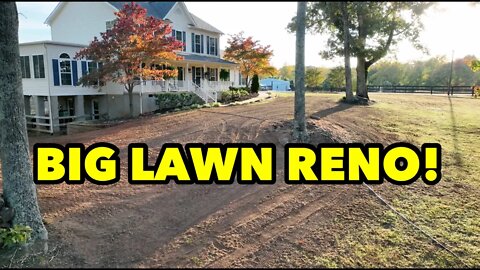 45 THOUSAND Square Feet SEMI Lawn Renovation