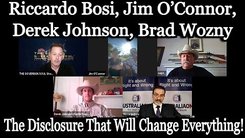 Lt Col - Riccardo Bosi, Jim O’Connor, Derek Johnson - The Disclosure That Will Cha - August 1..