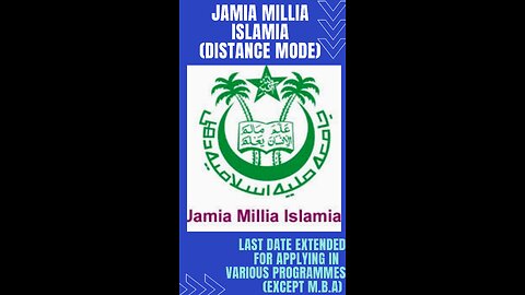 JMI DISTANCE MODE DATE EXTENDED