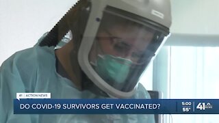 Do COVID-19 survivors get vaccinated?