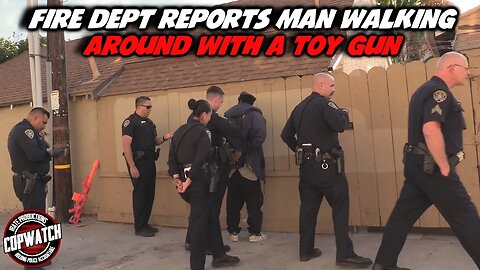 Fire Dept Reports Man Walking Around with (Toy) Gun | Copwatch