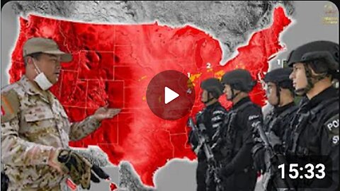 Red Zones Where Chinese Troops Will Be Activated in US