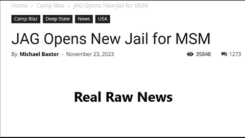 FAKE NEWS JAG Opens New Jail 23-Nov-2023