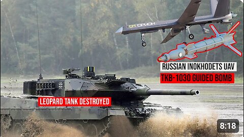 ⚔ 🇷🇺 Russia Proves Its Power! A Russian Orion drone annihilates a Leopard tank in battle.