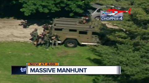 The manhunt continues in Waukesha County