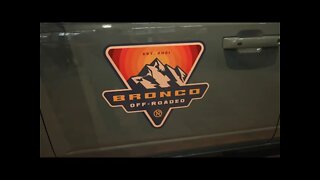 2022 Ford Bronco Wildtrack Sasquatch