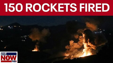 🔴BREAKING: 150 rockets fired at Israel, civilians flee to bomb shelters