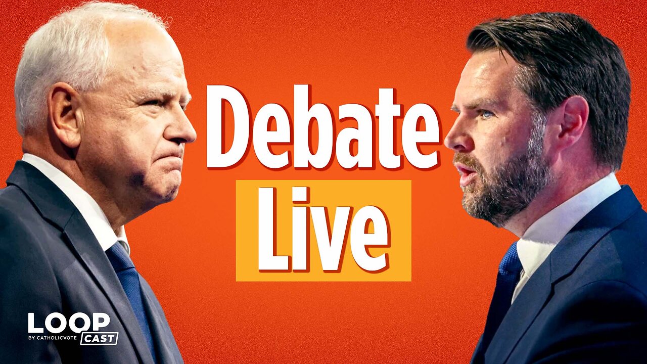2024 VP Debate J.D. Vance vs. Tim Walz LOOPcast Live Commentary