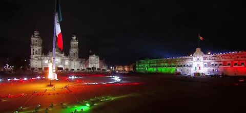 Mexico's Independence Day celebration goes crowdless