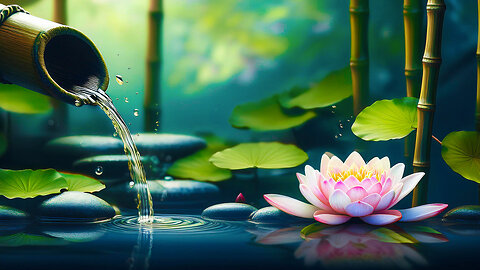 Spa Music for Relaxation with Water Sounds 432Hz, Peaceful Ambience, Calming and Soothing