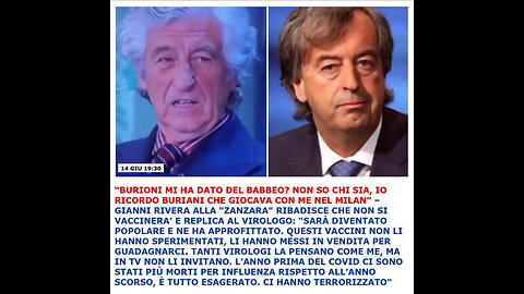 #DENTRO LA NOTIZIA - “CONFINTESA E ALTRE ORGANIZZAZIONI: #DA ROBERTO BURIONI PAROLE INACCETTABILI!!”👿👿👿 =LA VITTORIA DI MARIA STUPIRÀ IL MONDO!!=😇💖🙏