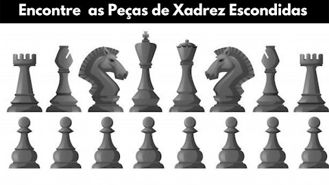 Encontre as peças de xadrez em 30 segundos #4 || game of errors