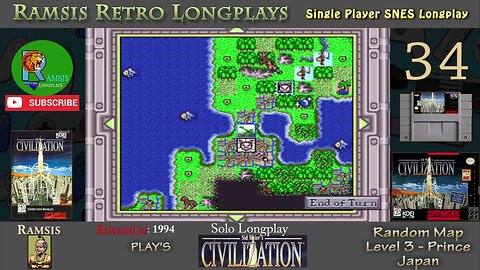 Sid Meier's Civilization | 1994 | SNES | Prince | Random | Japan - Episode #34