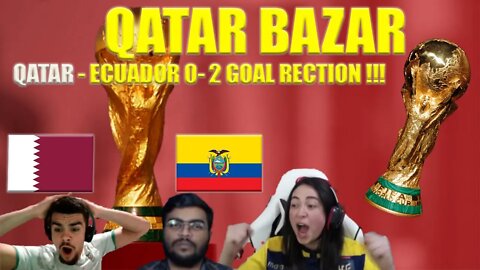 QATAR BAZAR : QATAR ECUADOR 0-2 GOAL REACTION