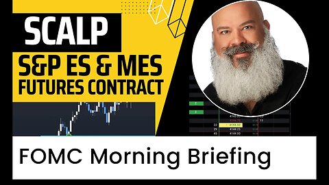 FOMC Morning Briefing | ES Emini Price Action Trading System Using MES Micro Futures