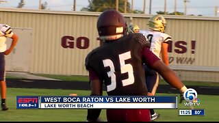 Lake Worth vs West Boca Raton football 5/23