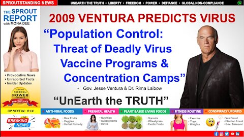 2009 VENTURA PREDICTS VIRUS | Conspiracy Theory with Jesse Ventura & Dr. Rima Laibow