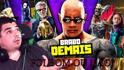 REACT ADÃO NEGRO tem muitos PROBLEMAS mas é MUITO DIVERTIDO - COM SPOILERS 🤯🗿 - MELHOR DO MUNDO