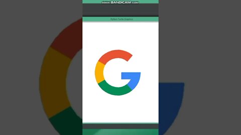 How to design Google logo in python turtle