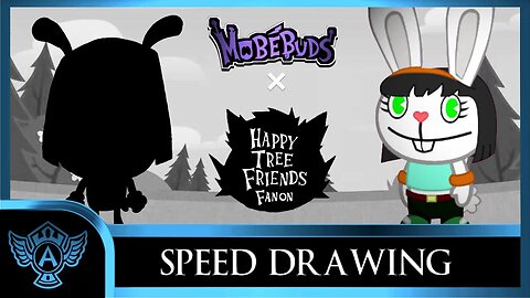 Speed Drawing: Happy Tree Friends Fanon - Khenia | Mobebuds Style