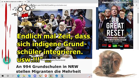 „Endlich mal Zeit, dass sich indigene Schüler integrieren, usw.!!!“ ...