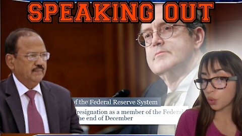 MORE FED RESIGNATIONS, GLOBAL LEADERS SPEAK UP...