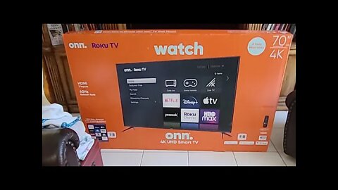 Live Unboxing 70 Inch ONN TV