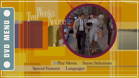 Two Weeks Notice - DVD Menu