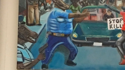 Cop-Hating Congressman Goes to Cops to Complain About Theft of Cop-Hating Painting