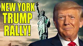 Unmissable: Live Coverage of TRUMP's Electric Rally in New York City!