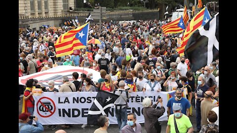 ANC moviliza a separatistas en Barcelona por el 1-O: "Aragonés" y ERC "botiflers (traidores)"