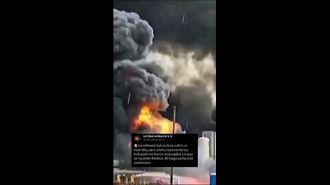 🇲🇽 Incendio en la Refinería Salina Cruz: trabajadores evacuados y sin reportes de heridos.