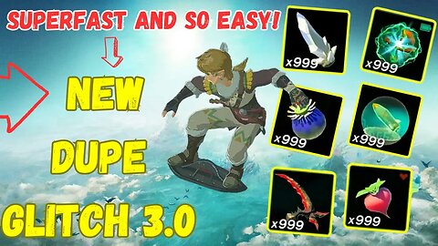 SUPERFAST AND SO EASY New Dupe Glitch 3.0 #zelda #nintendo (TOTK)