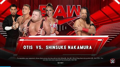 WWE Monday Night Raw Otis vs Shinsuke Nakamura