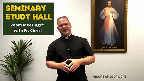 Have Your Group Zoom Live with Fr. Chris Alar and Go To Seminary for Free!