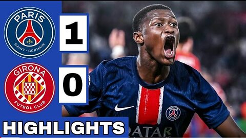 Champions league ||Highlight Goal PSG vs Girona 1-0 || Football 2023-2024