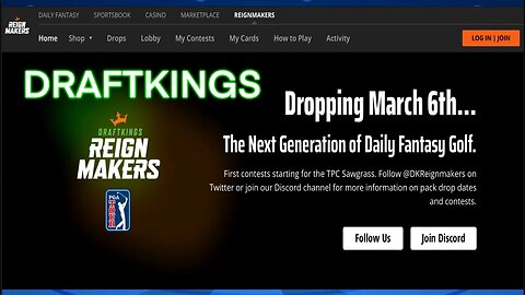 DraftKings PGA NFT Fantasy League