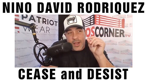 Nino David Rodriguez - Trump's WARNING TO CEASE & DESIST. Celebrities And Politicians TERRIFIED!