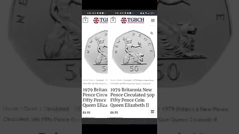 #1979 #BRITANNIA #fiftypence #circulated #newpence #50p #Hobbies #investingtips #changecheckercom