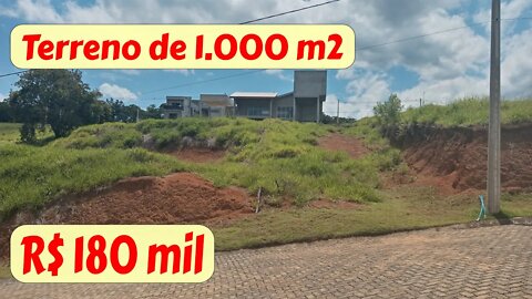 Terreno de 1.000 metros à venda em Joanópolis/SP - Residencial Morada do Gigante