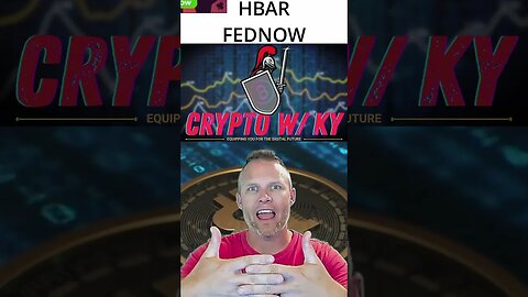 What's the real reason why HBAR is being USED WITH FEDNOW? #crypto #bitcoin #xrp #hbar #ethereum