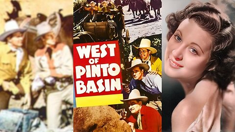 WEST OF PINTO BASIN (1940) Ray Corrigan'Crash', John 'Dusty' King & Gwen Gaze | Drama, Western | B&W