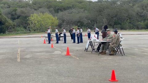 Queens guard unarmed exhibition drill team Churchill high school, November 2023