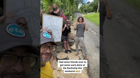 Thanking our volunteers in creating a sustainable future with Earthship Puerto Rico