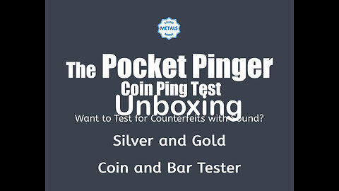 Unboxing The Pocket Pinger The Portable Gold and Silver Tester