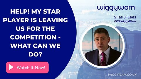 Help! My star player is leaving us for the competition - what can we do?