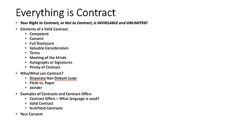 Do You Know Who You Are? - Session 3 - Everything is Contract!/Birth Certificate Trust